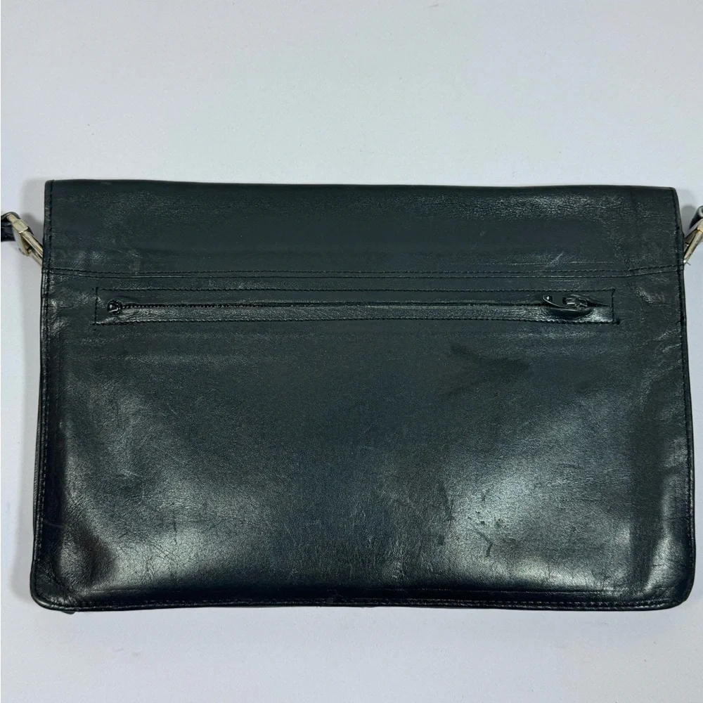 Elegant Black Leather Women's Bag